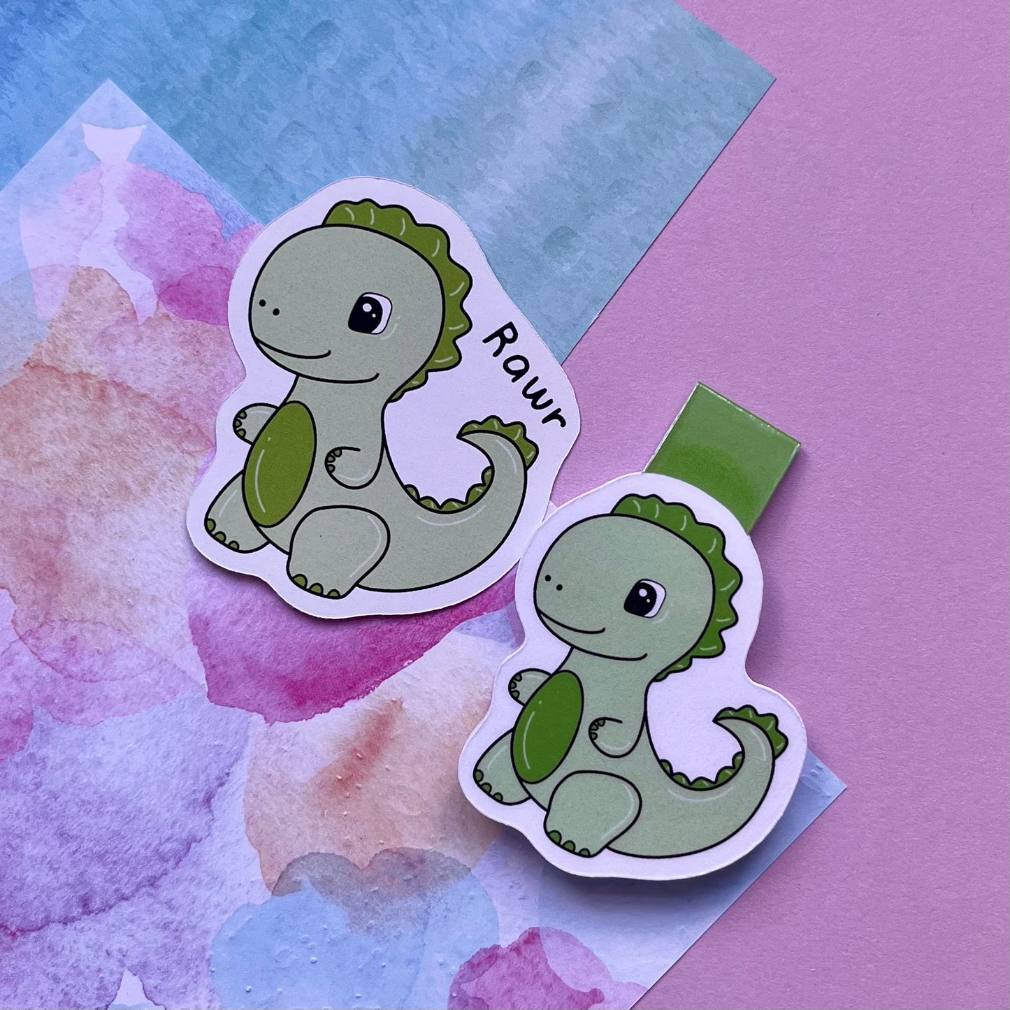 Dinosaur Magnetic Bookmark