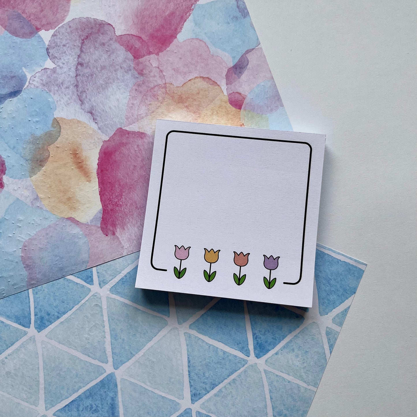 Tulip Doodle Memo Pad